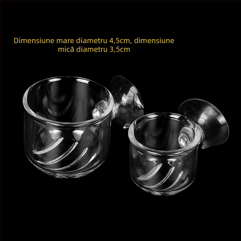 Hrănitor pentru acvariu, cupă roșie pentru insecte, inel de hrănire pentru pești mici, hrănitor fix plutitor pentru pești, inel de hrănire, tub de hrănire