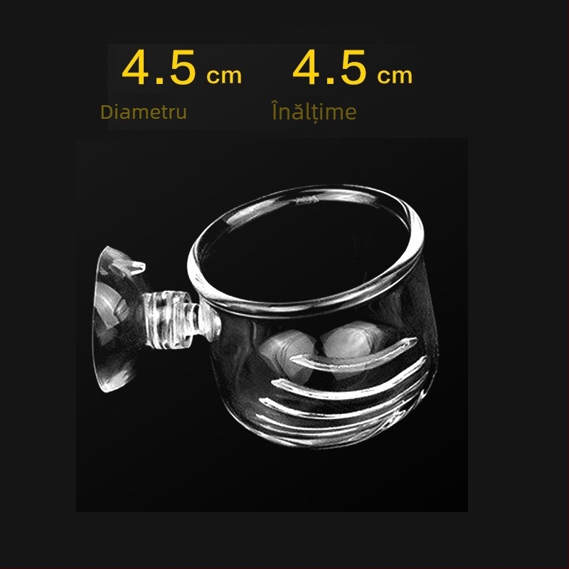 Hrănitor pentru acvariu, cupă roșie pentru insecte, inel de hrănire pentru pești mici, hrănitor fix plutitor pentru pești, inel de hrănire, tub de hrănire