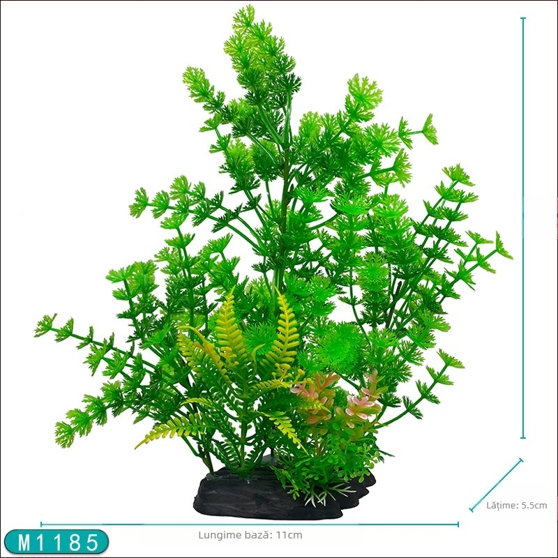 Acvariu amenajare peisagistică din plastic acvatic acvariu decorare simulare flori și plante artificiale ornamente de plante producători transfrontalieri en-gros