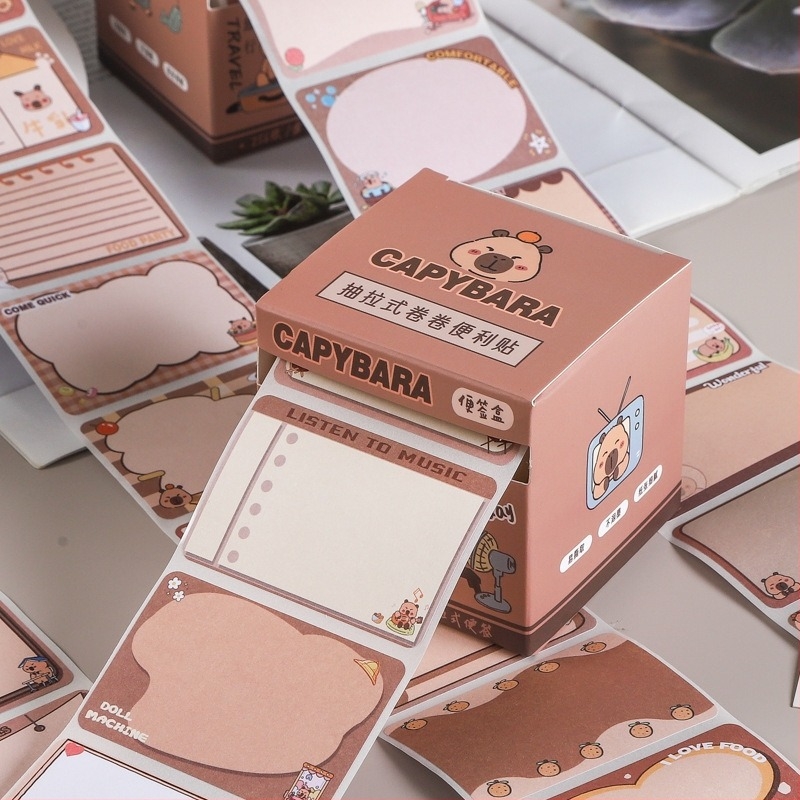 Notițe adezive distractive pentru elevii de școală primară, autocolante cu materiale pentru manualul cu desene animate, notițe adezive, idei creative ușor de detașat