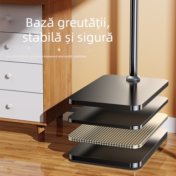Suport metalic leneș pentru tabletă, pentru iPad, suport universal pentru telefon mobil, tip consolă, pentru podea, lângă pat