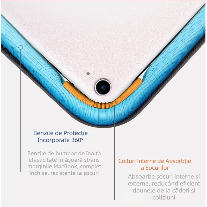 BANGE Geantă pentru laptop de 14 inch, geantă pentru femei, husă de protecție pentru laptop, geantă de depozitare plată pentru birou de 16 inch și 15 inch pentru bărbați