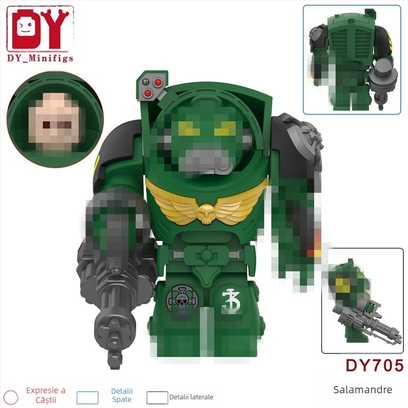 Comerțul exterior este specializat în Dy701-708 Imperial Robot Warrior, minifigurine asamblate, jucării pentru copii, sacoșe de export