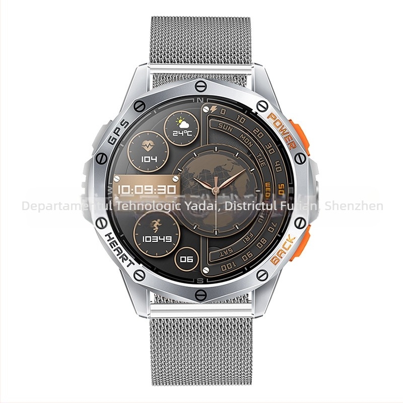 Cross Border K67 ceas inteligent Bluetooth apel GPS lanternă busolă presiunea aerului altitudine sport în aer liber ceas