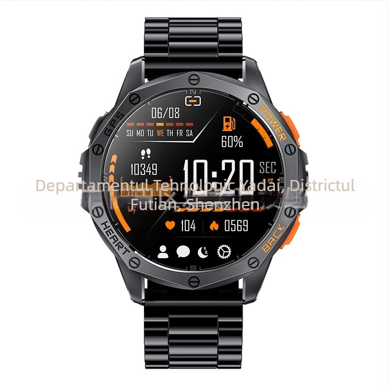 Cross Border K67 ceas inteligent Bluetooth apel GPS lanternă busolă presiunea aerului altitudine sport în aer liber ceas