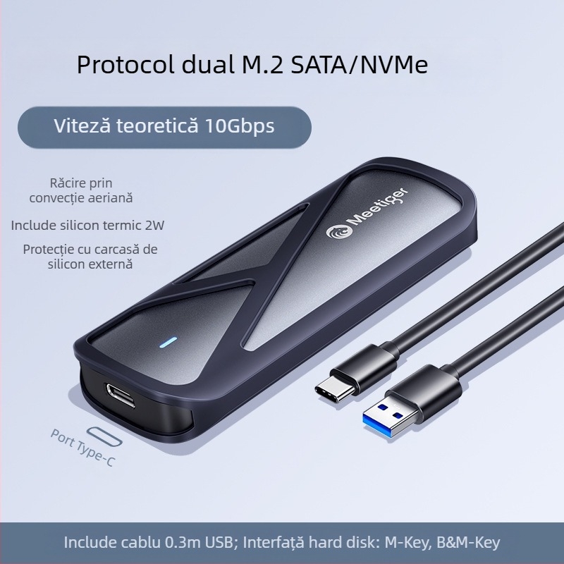 cutie hard disk solid-state fan tiger m.2 m2 protocol sata/nvme ssd extern cutie hard disk mobilă