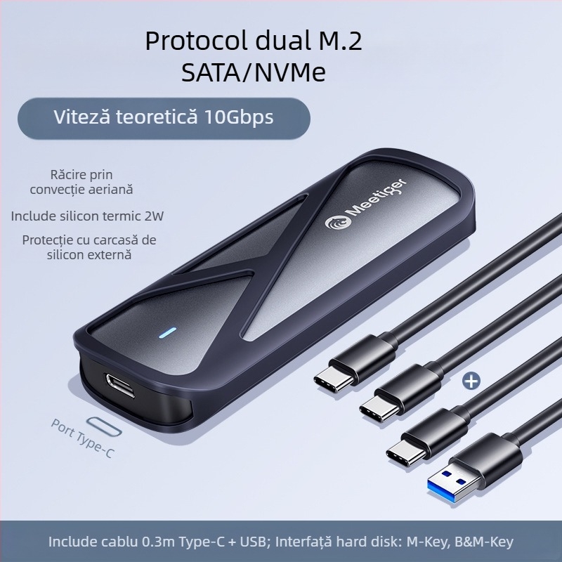 cutie hard disk solid-state fan tiger m.2 m2 protocol sata/nvme ssd extern cutie hard disk mobilă