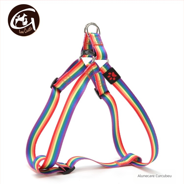 Comerț exterior, articole pentru animale de companie, transfer termic, pădure, cer înstelat, stil etnic Boyamian, curea anti-evadare pentru exterior, spate piept