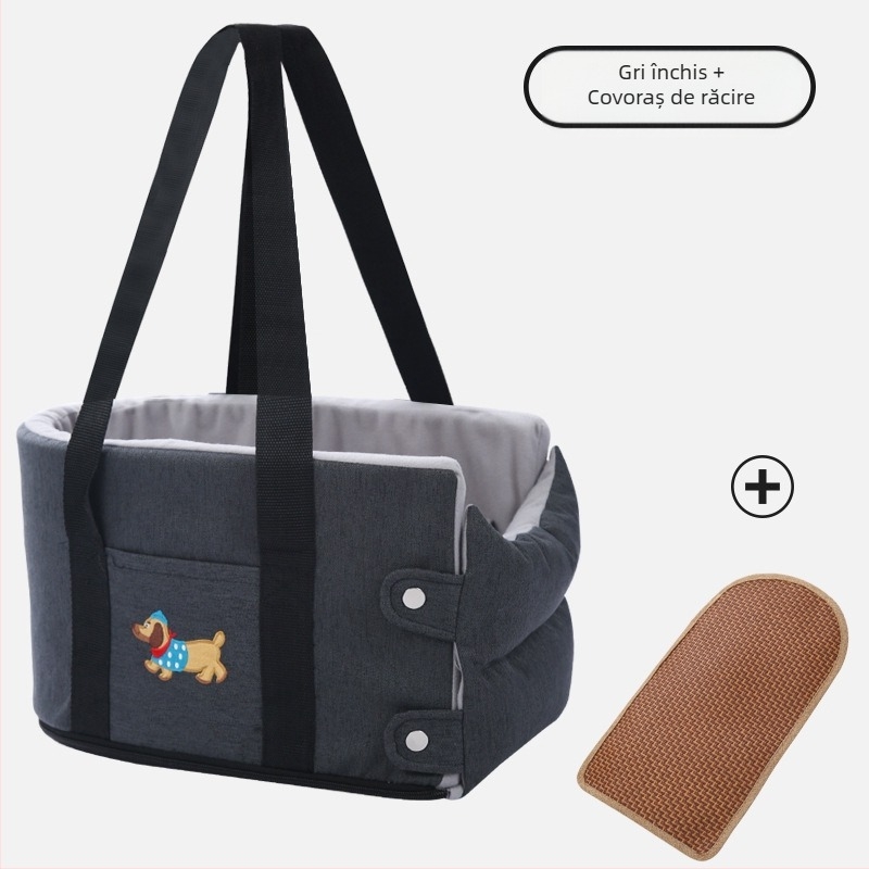 Mașină Kennel Câine Mic Mașină Control Central Pet Mat Câine Front Row Mașină Ieșire Artefact Pisică Mașină Nest