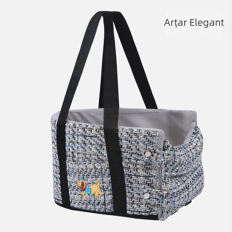 Mașină Kennel Câine Mic Mașină Control Central Pet Mat Câine Front Row Mașină Ieșire Artefact Pisică Mașină Nest