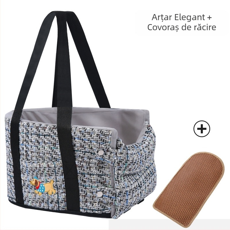 Mașină Kennel Câine Mic Mașină Control Central Pet Mat Câine Front Row Mașină Ieșire Artefact Pisică Mașină Nest