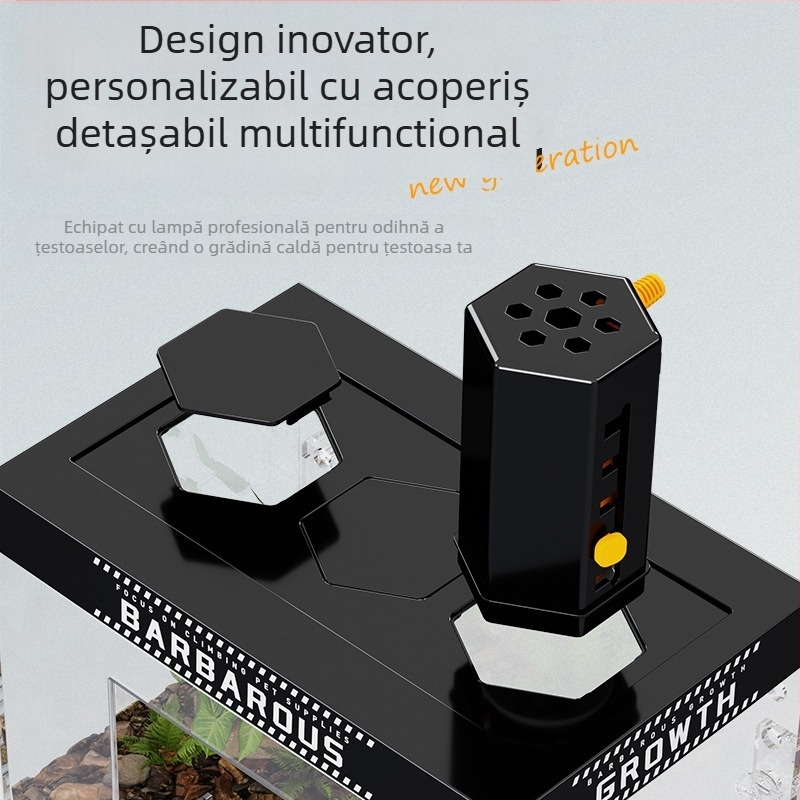 Cârlig de nivel ridicat al apei, tip special, broască țestoasă, spate solar, cameră caldă, broască țestoasă de apă adâncă, acvariu, platformă de cățărat, broască țestoasă braziliană, insulă plutitoare, prevenirea evadării din închisoare