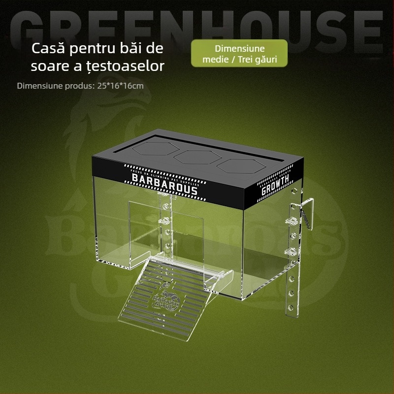 Cârlig de nivel ridicat al apei, tip special, broască țestoasă, spate solar, cameră caldă, broască țestoasă de apă adâncă, acvariu, platformă de cățărat, broască țestoasă braziliană, insulă plutitoare, prevenirea evadării din închisoare