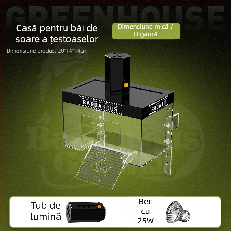 Cârlig de nivel ridicat al apei, tip special, broască țestoasă, spate solar, cameră caldă, broască țestoasă de apă adâncă, acvariu, platformă de cățărat, broască țestoasă braziliană, insulă plutitoare, prevenirea evadării din închisoare