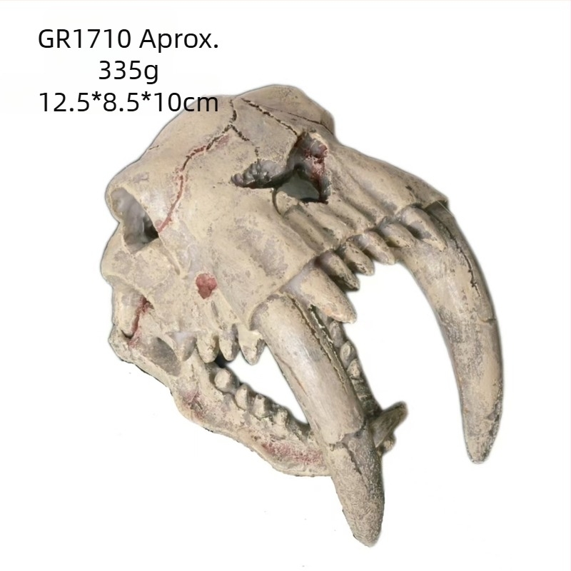 Reptile Pet Evitarea Gaurii Peștelui Rezervor Amenajare a Peisajului Artificial Robinet Os Fosil Pește și Creveți Casă Acvariu Decorare Meșteșuguri Exotice Pet