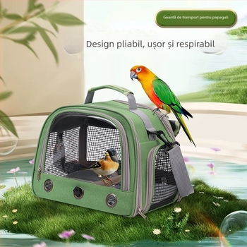 Producători de comerț exterior en-gros geantă pentru păsări, geantă pentru papagali, portabilă, umăr, respirabilă, cușcă pentru păsări, obloane poroase, geantă portabilă pentru animale de companie