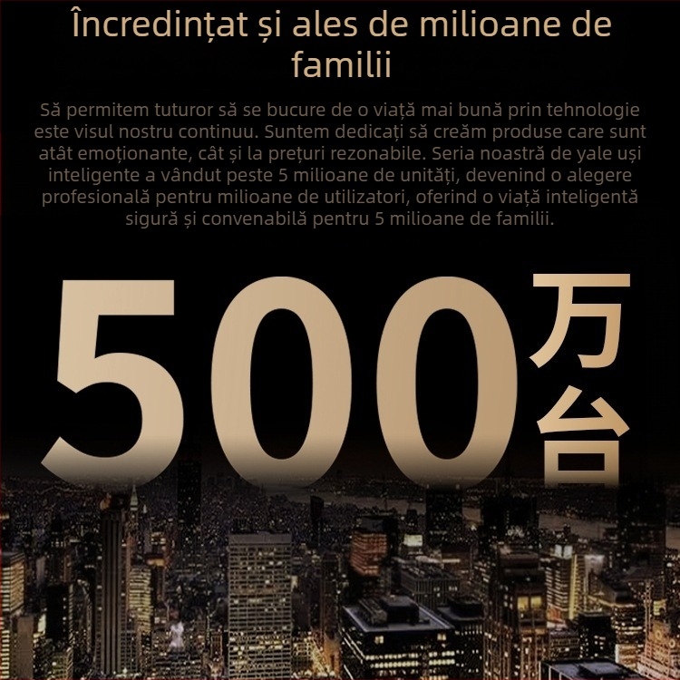 Încuietoare electronică cu recunoaștere facială pentru uși inteligente, cu amprentă automată, cu parolă, pentru securitatea casei, încuietoare electronică pentru uși din lemn