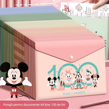 A4 Cartoon File Bag Paper Paper Paper Storage Bag pp Snaps Bag Mare Capacitate Office Information File Bag En-gros