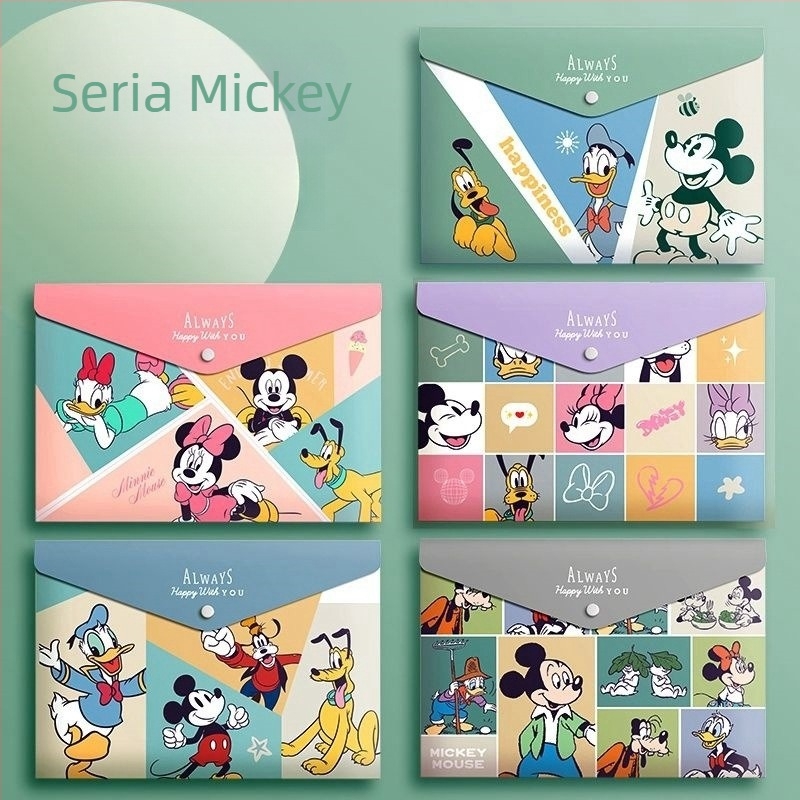 A4 Cartoon File Bag Paper Paper Paper Storage Bag pp Snaps Bag Mare Capacitate Office Information File Bag En-gros