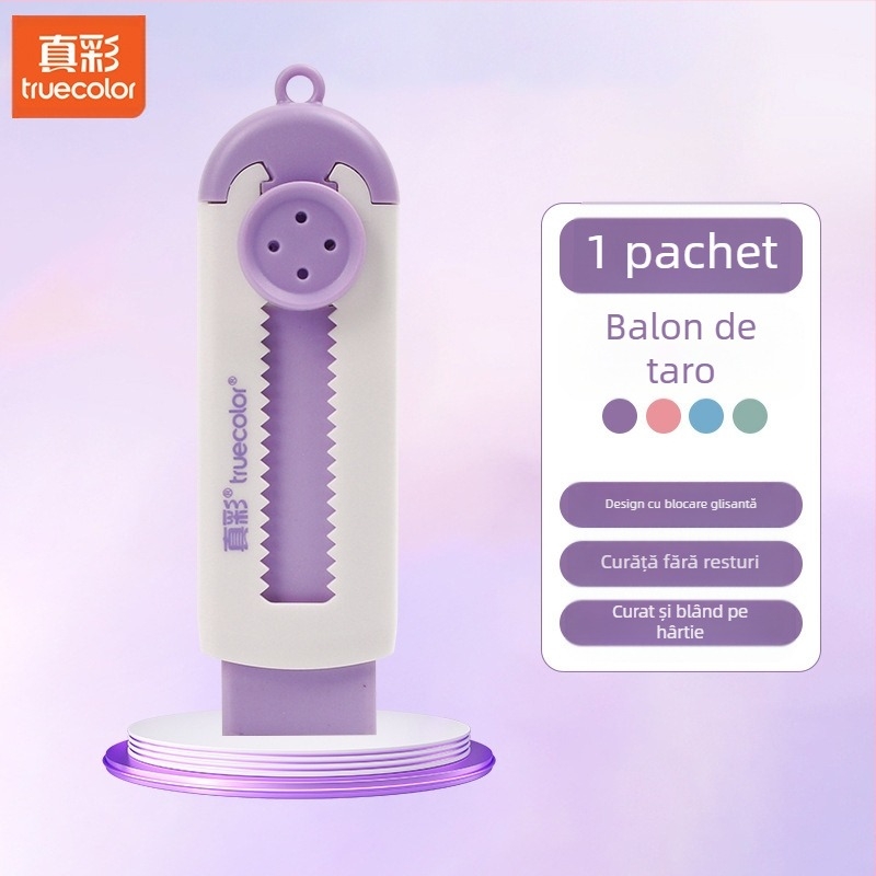 Radieră drăguță creativă pentru creion, cu culoare adevărată, radieră Push-Pull pentru studenți, radieră corectoare specială, cu miez înlocuibil, en-gros
