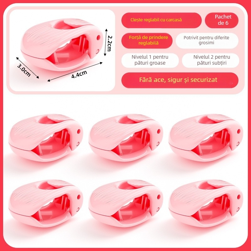 Set de saltea cu cearșafuri de pat, fixator de pilotă, set individual, pălărie de pat, clip anti-alunecare, fără ac, husă de pilotă modernizată, artefact antiderapant