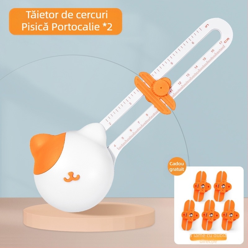 Cuțit rotund, tăietor de hârtie rotund, tăietor de hârtie tridimensional patru-în-unu, tăietor de hârtie, pliere manuală, cuțit circular, tăietor de hârtie, perforator