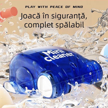 Mașină de curățat mini desktop, papetărie distractivă pentru studenți, radieră, colector de praf, mașină de jucărie cu decompresie, model manual