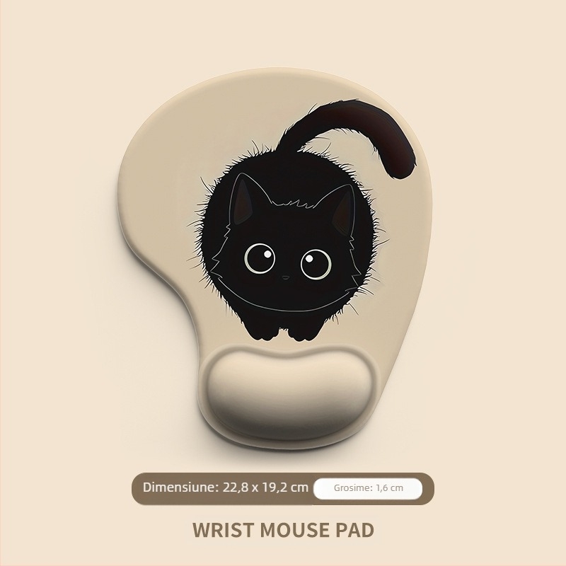 Desene animate fierbinte animale silicon încheietura mâinii mouse pad încheietura odihnă birou pad imagine mouse pad încheietura mâinii protector rezistent la pete