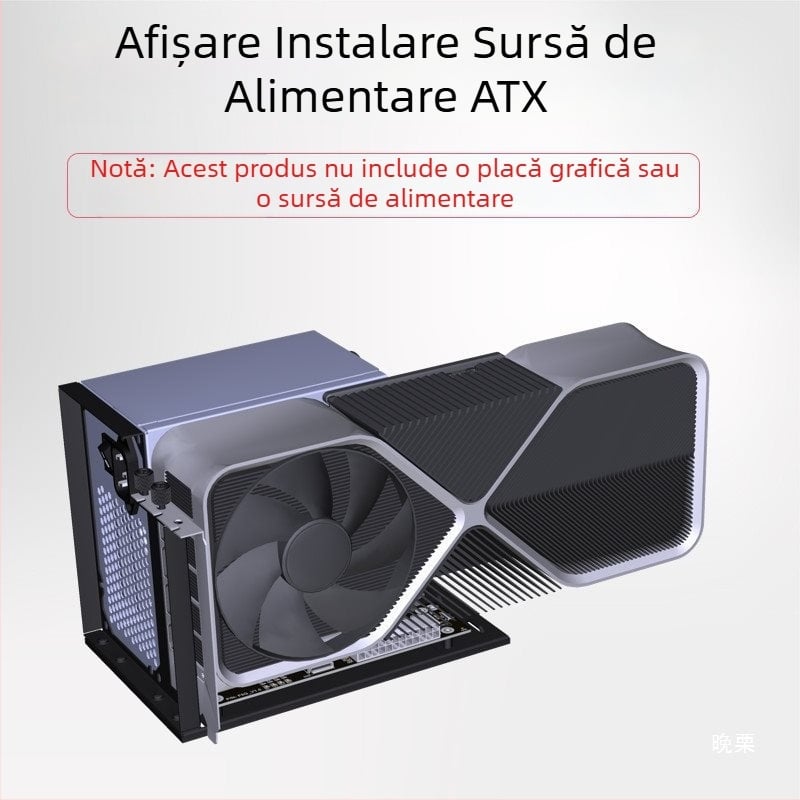 Stație de andocare externă pentru placă grafică Oculink Adt-F9G cu suport ATX PCIe4.0X4 SFF8611 8612