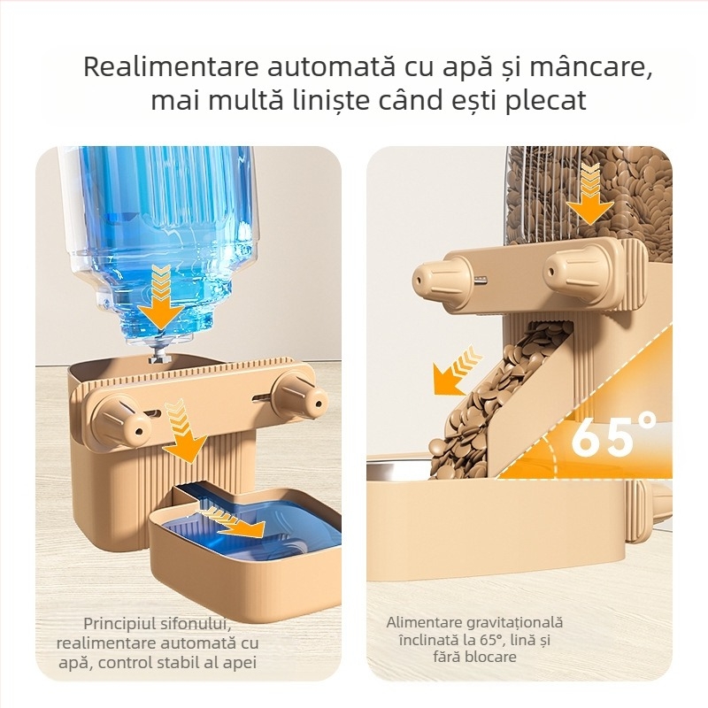 Hrănitor automat pentru pisici, mașină de hrănit cu autoservire pentru câini, en-gros, bol pentru pisici, bol anti-șoc, agățat, provizii pentru animale de companie