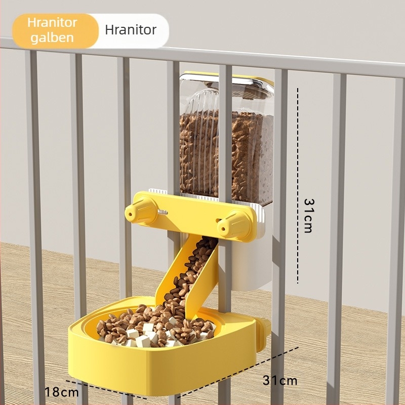 Hrănitor automat pentru pisici, mașină de hrănit cu autoservire pentru câini, en-gros, bol pentru pisici, bol anti-șoc, agățat, provizii pentru animale de companie