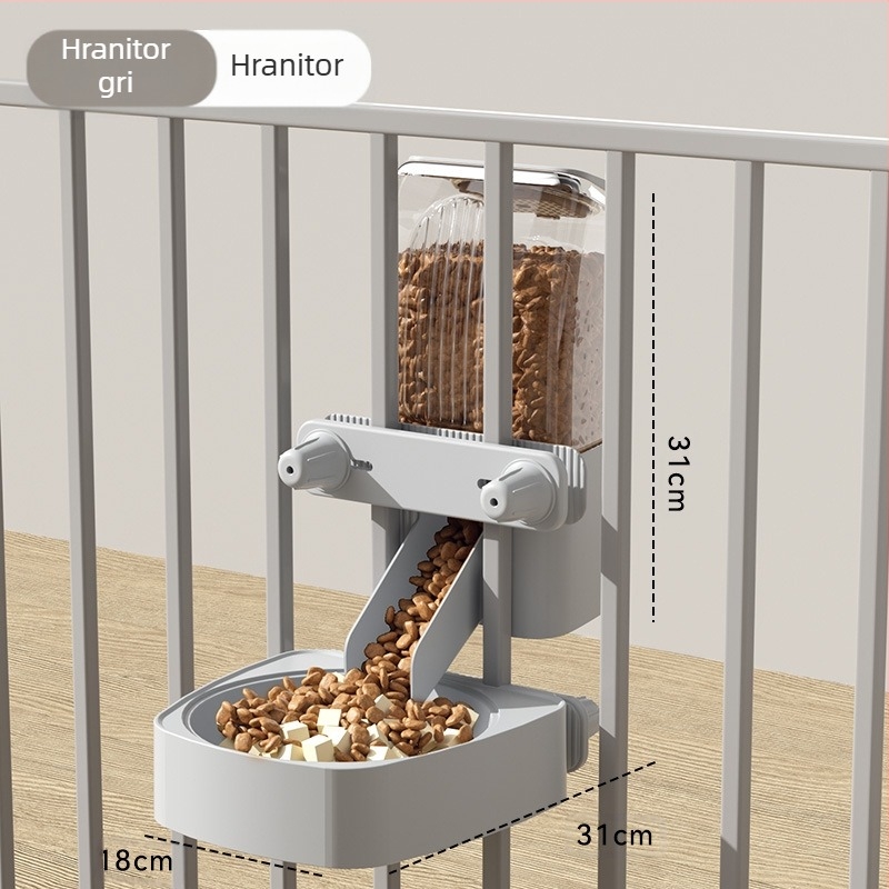 Hrănitor automat pentru pisici, mașină de hrănit cu autoservire pentru câini, en-gros, bol pentru pisici, bol anti-șoc, agățat, provizii pentru animale de companie