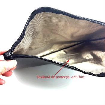 Geantă de bani ignifugă și impermeabilă, pentru birou și acasă, pentru chitanțe metalice valoroase, depozitare sigură a documentelor, geantă pentru informații despre contracte