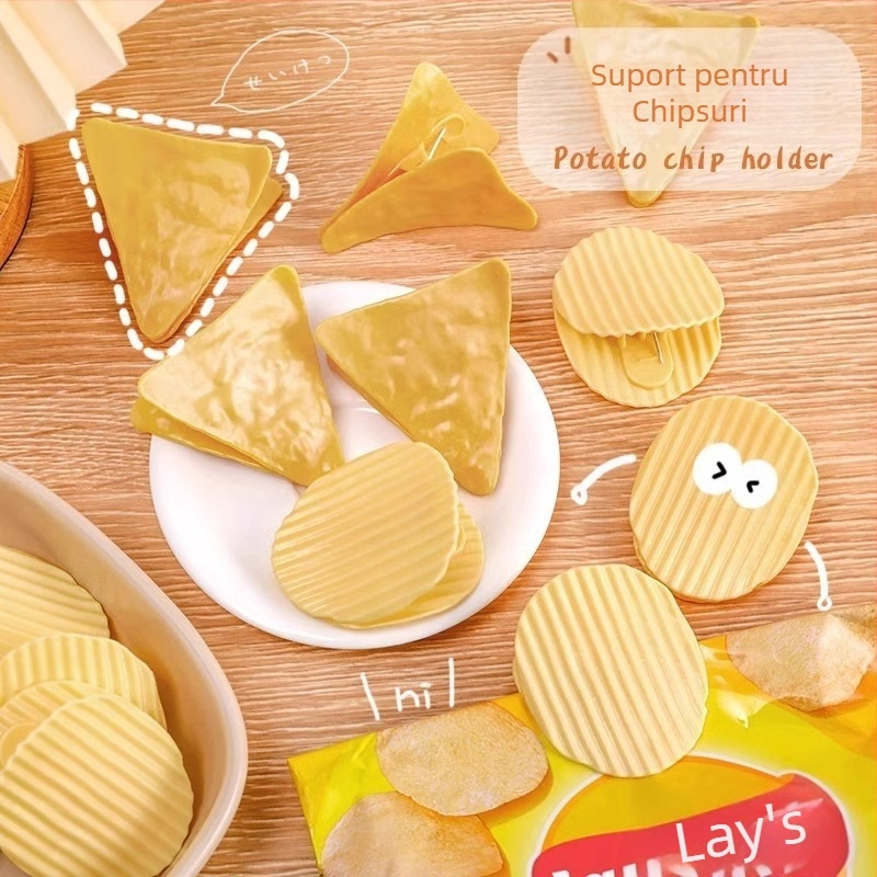 Drăguț Creative cartofi chipsuri clip formă etanșare clip uz casnic bucătărie alimente proaspete păstrarea umidității etanșare clip alimente pungă clip