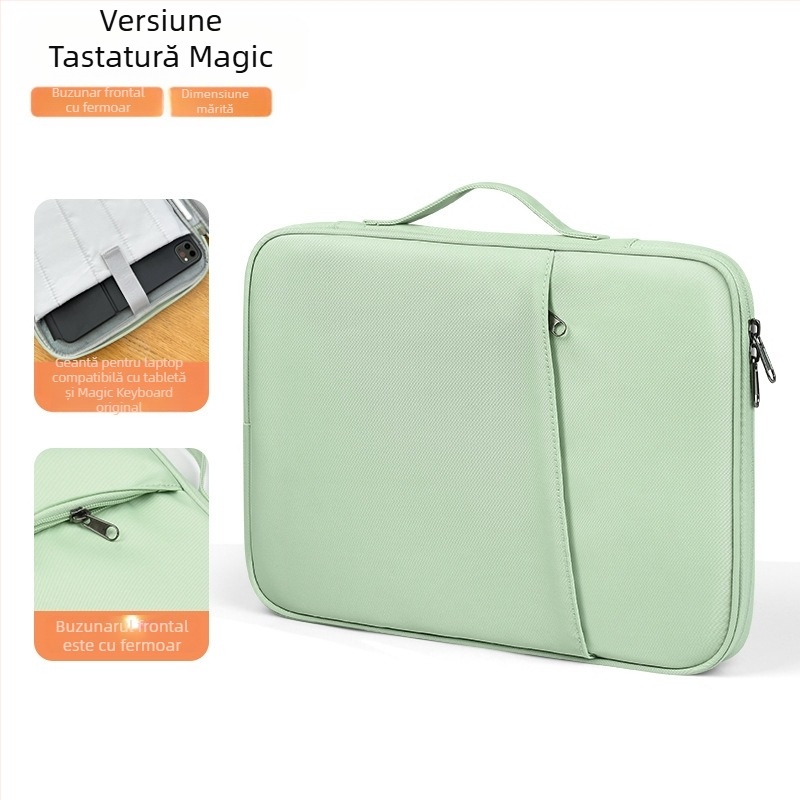 Geantă portabilă pentru tabletă iPad de 11 inch, husă de protecție pentru birou, husă de afaceri, anti-stropire, geantă interioară orizontală pentru tabletă, portabilă