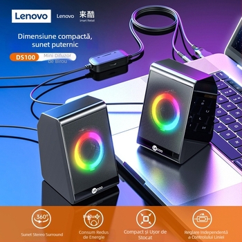 Difuzor subwoofer Ds100 pentru computer desktop, cu fir, USB, pentru notebook, audio, pentru computer, lot de accesorii