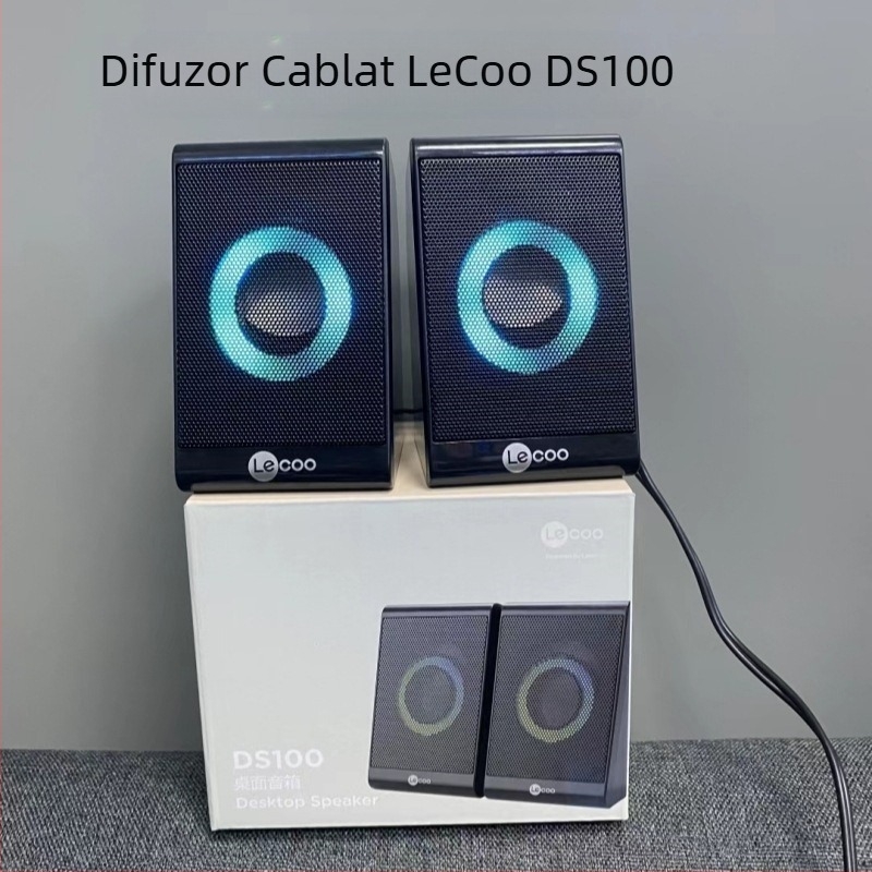 Difuzor subwoofer Ds100 pentru computer desktop, cu fir, USB, pentru notebook, audio, pentru computer, lot de accesorii