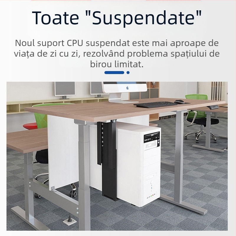 Suport pentru gazdă computer, suport pentru șasiu desktop, suport pentru gazdă, bază metalică simplă de uz casnic