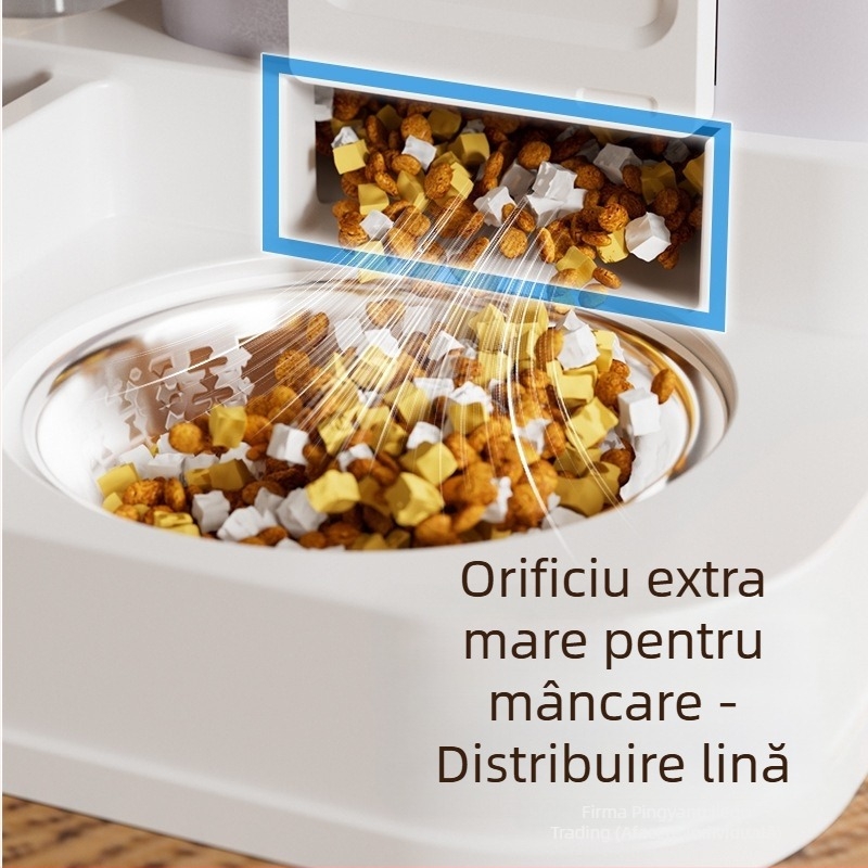 Pisică bol hrană pentru pisici bazin zăpadă casă hrănire automată adăpător integrat anti-răsturnare animal de companie pisică cățeluș câine orez bol dublu bol