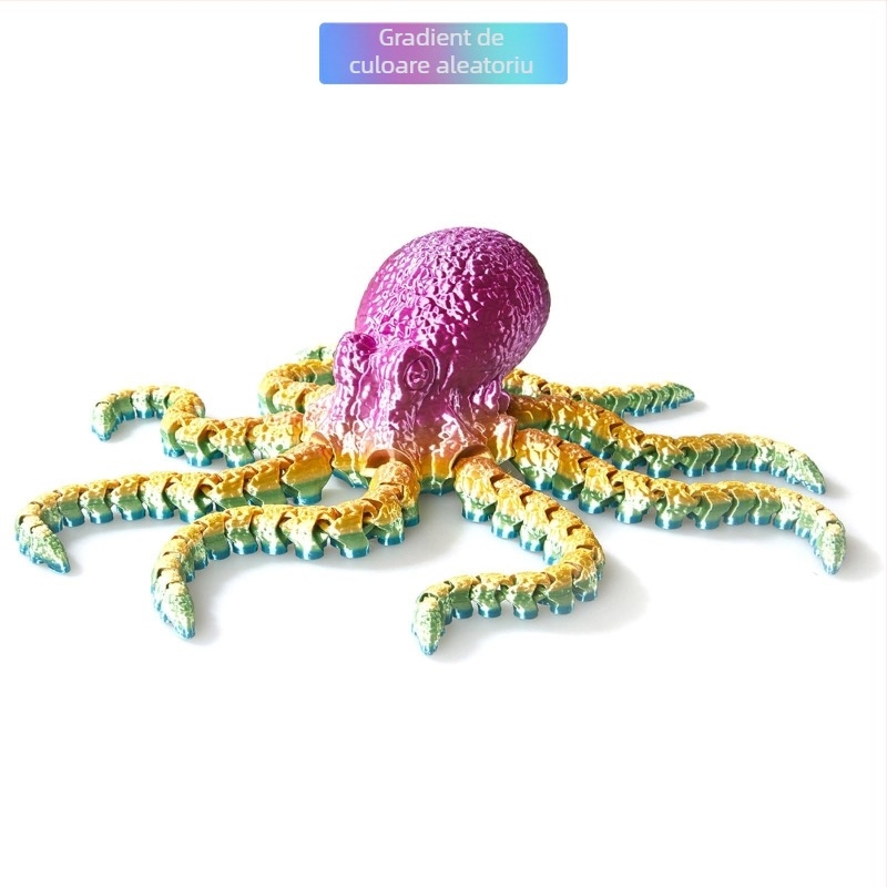 Imprimare 3D caracatiță articulație mobilă jucărie caracatiță set decorativ mare decor acvariu de pește calamar model caracatiță