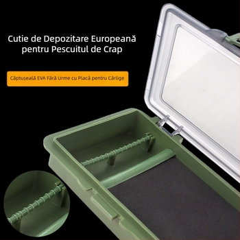 Cutie de depozitare subliniată portabilă puternică pentru pescuitul la crap, cutie de depozitare pentru echipamente de pescuit, en-gros, portabilă în stil european transfrontalier