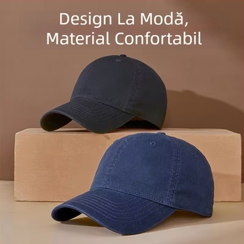 Pălării personalizate, Bumbac spălat, Șepci de baseball cu cap mare lărgite, Imprimare cu logo brodat, Șepci personalizate cu vârf moale pentru bărbați și femei
