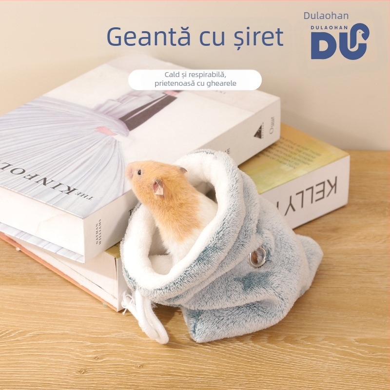Sac de dormit Pan Honey Kanga Skunk, cu buzunar, pentru șoareci zburători, cu mâini libere, pentru toate anotimpurile, universal, pentru hamsteri, cu miere