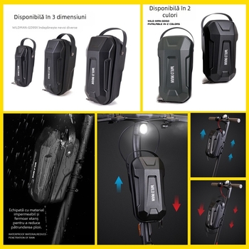 WILD MAN Trotinetă electrică EVA Hard Shell Quick Release Bag Bag pliabil pentru bicicletă electrică