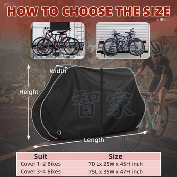 Husă pentru bicicletă transfrontalieră, impermeabilă și rezistentă la soare pentru sporturi în aer liber, husă Oxford îngroșată, impermeabilă la ploaie și praf, Amazon