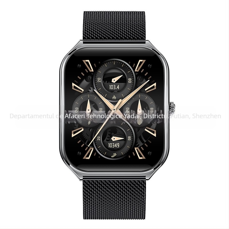 Ceas inteligent Cross-Border Mt61, ecran curbat ultra-subțire, AMOLED, Bluetooth, informații despre apeluri, numărare pași, ceas sport