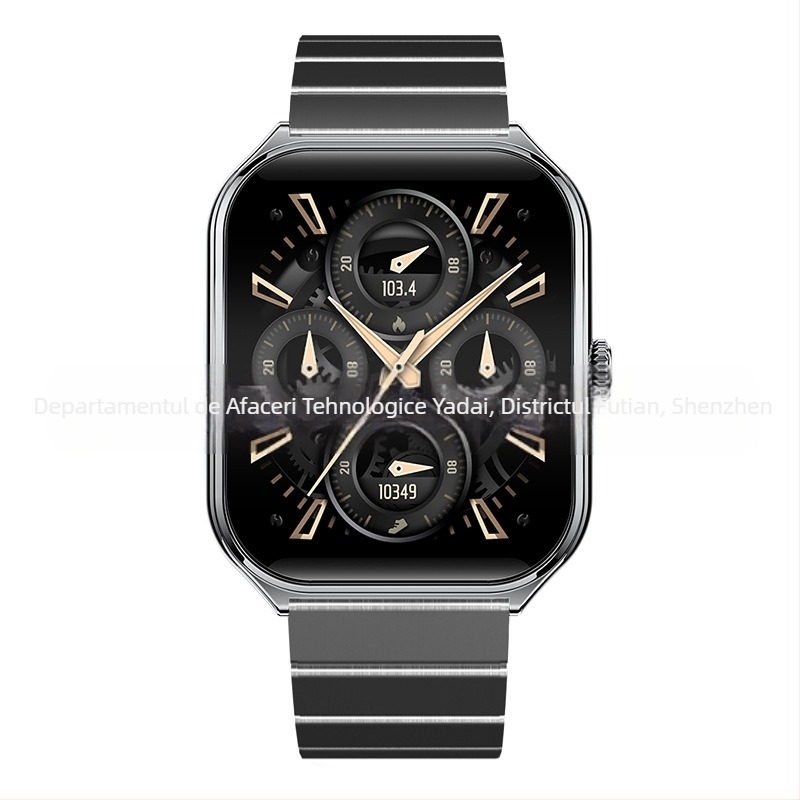 Ceas inteligent Cross-Border Mt61, ecran curbat ultra-subțire, AMOLED, Bluetooth, informații despre apeluri, numărare pași, ceas sport