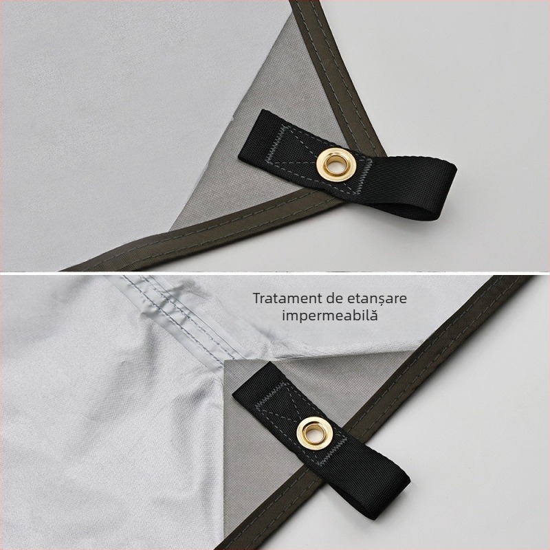 Cort impermeabil cu baldachin argintiu, cort exterior, cort de plajă cu protecție solară, cort de pergolă exterior, furnizare directă din fabrică