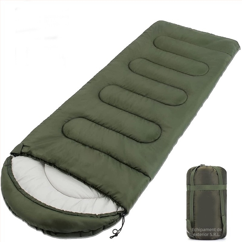 Sac de dormit personalizat pentru adulți, pliabil, în stil camping, îngroșat, cel mai bine vândut sac de dormit de culoare pură de la Amazon