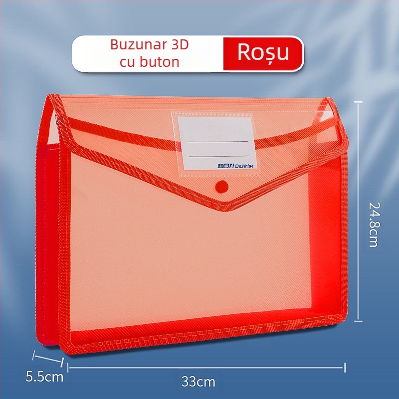 Geantă portabilă A4 pentru documente, geantă tridimensională de mare capacitate, geantă de stocare a datelor pentru manuale, geantă impermeabilă portabilă